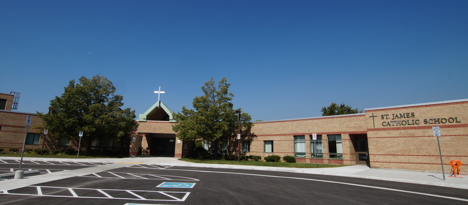 Exterior of school